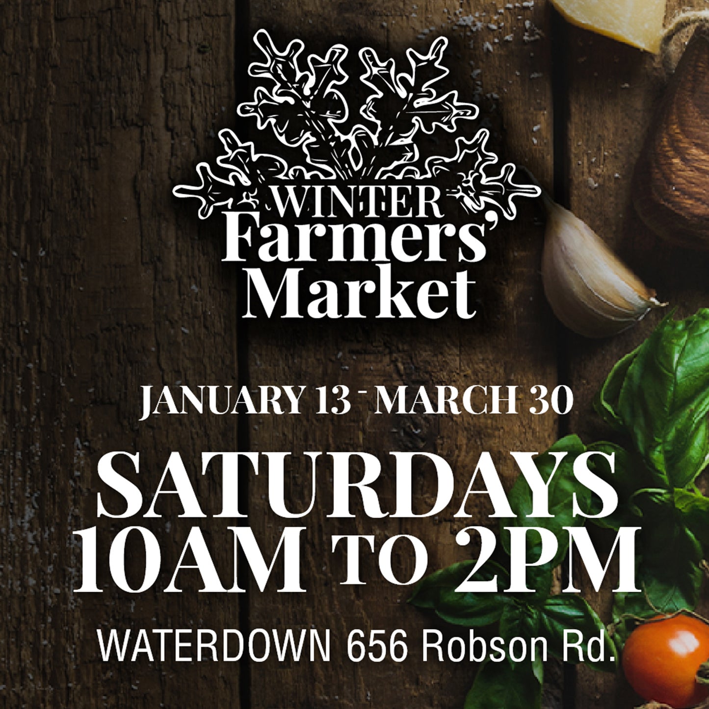 Winter Farmers Market Vendor Fees Waterdown