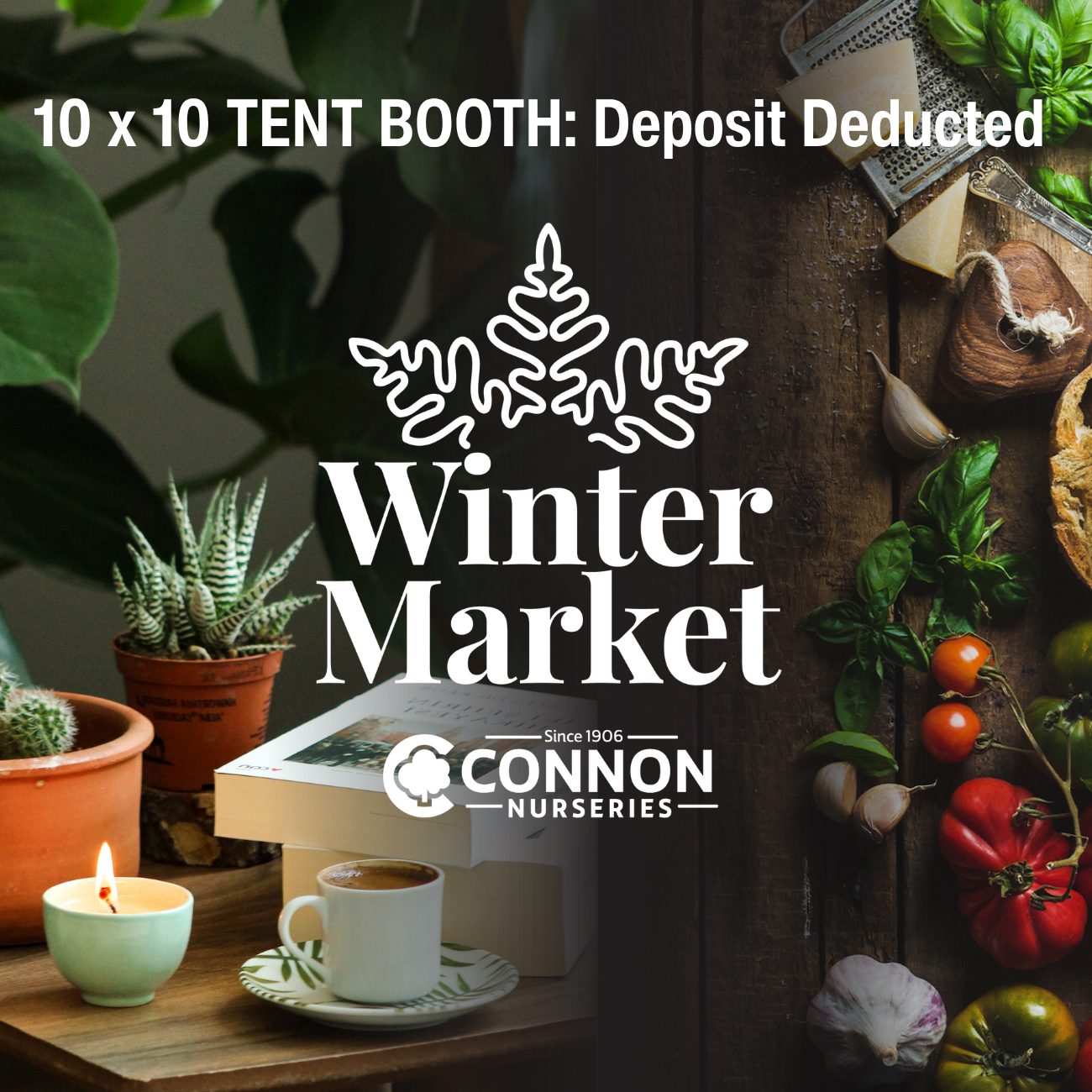 2027 Winter Market Vendor Fee | TENT SPACE | DEPOSIT DEDUCTED