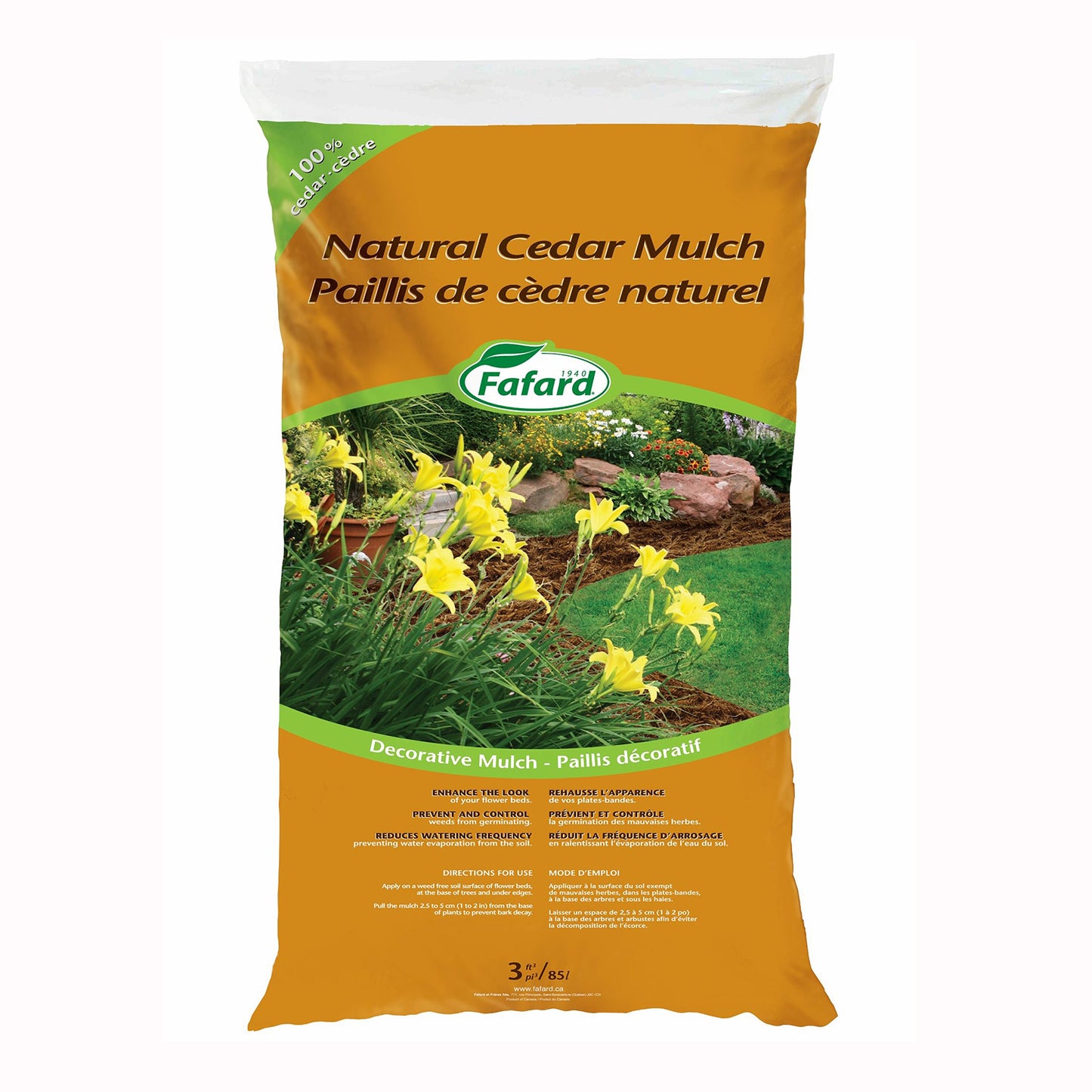 Cedar Mulch Natural 3CuFt