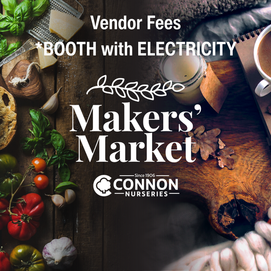 Makers' Market Vendor Fees | Booth: With Electricity