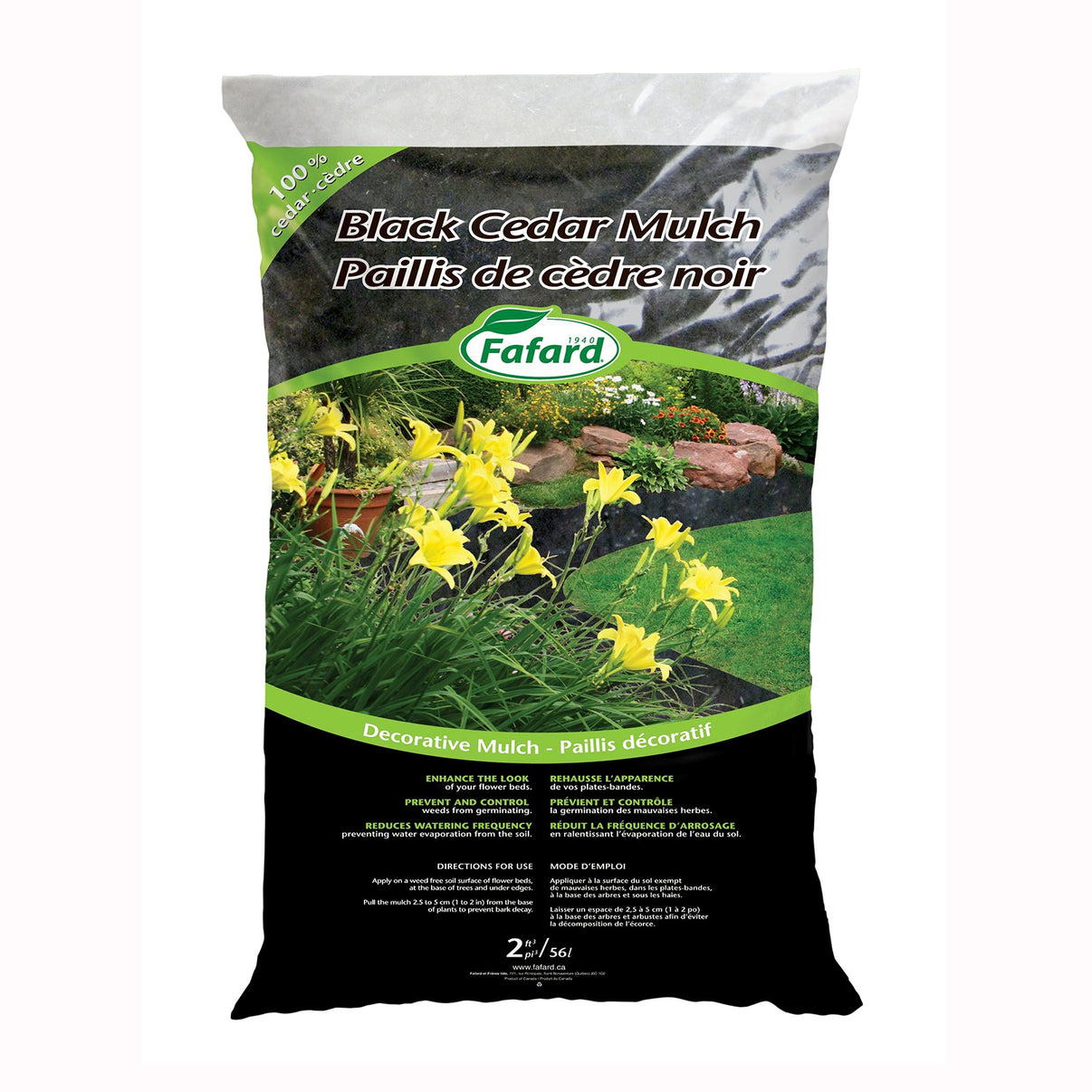 Black Cedar Mulch 3CuFt Connon Nurseries Inc.